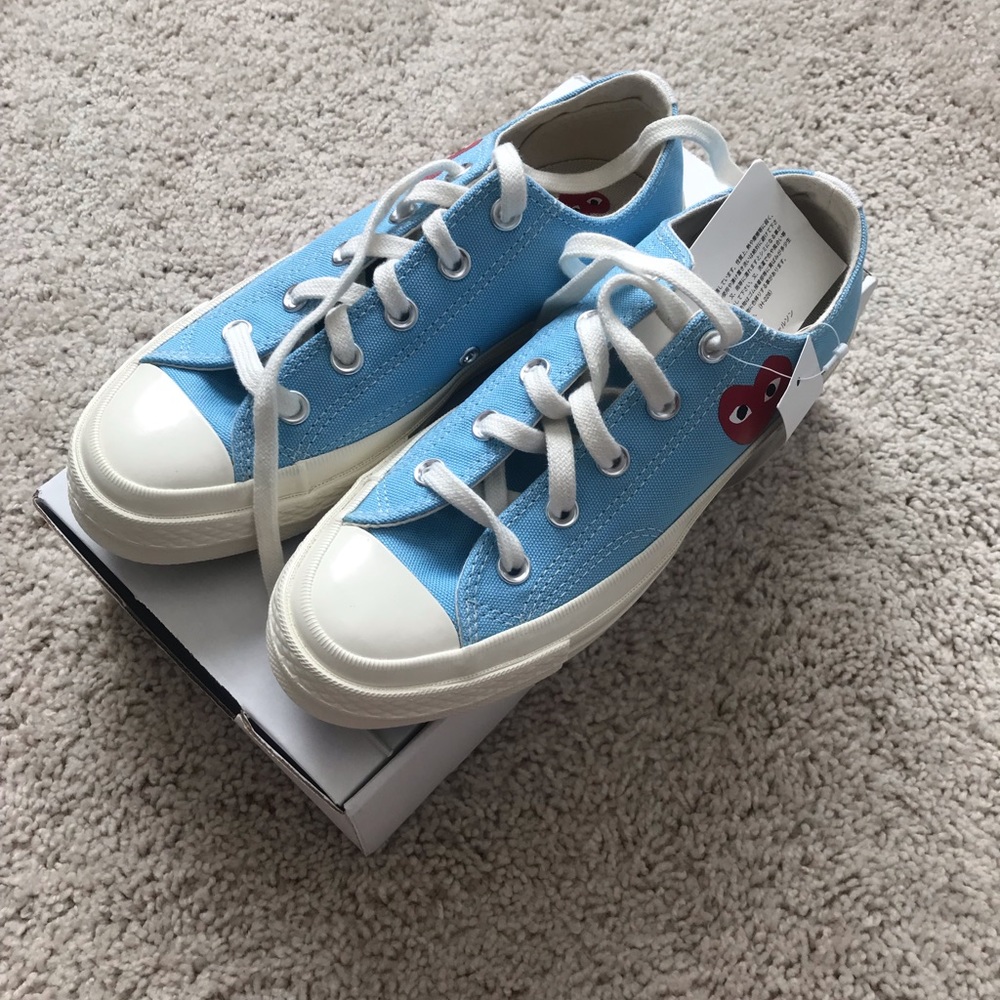 Converse Chuck 70 Low x Commes des Garçons Bright Blue Sz4M/6W